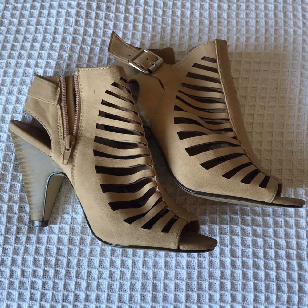 Strappy heels
